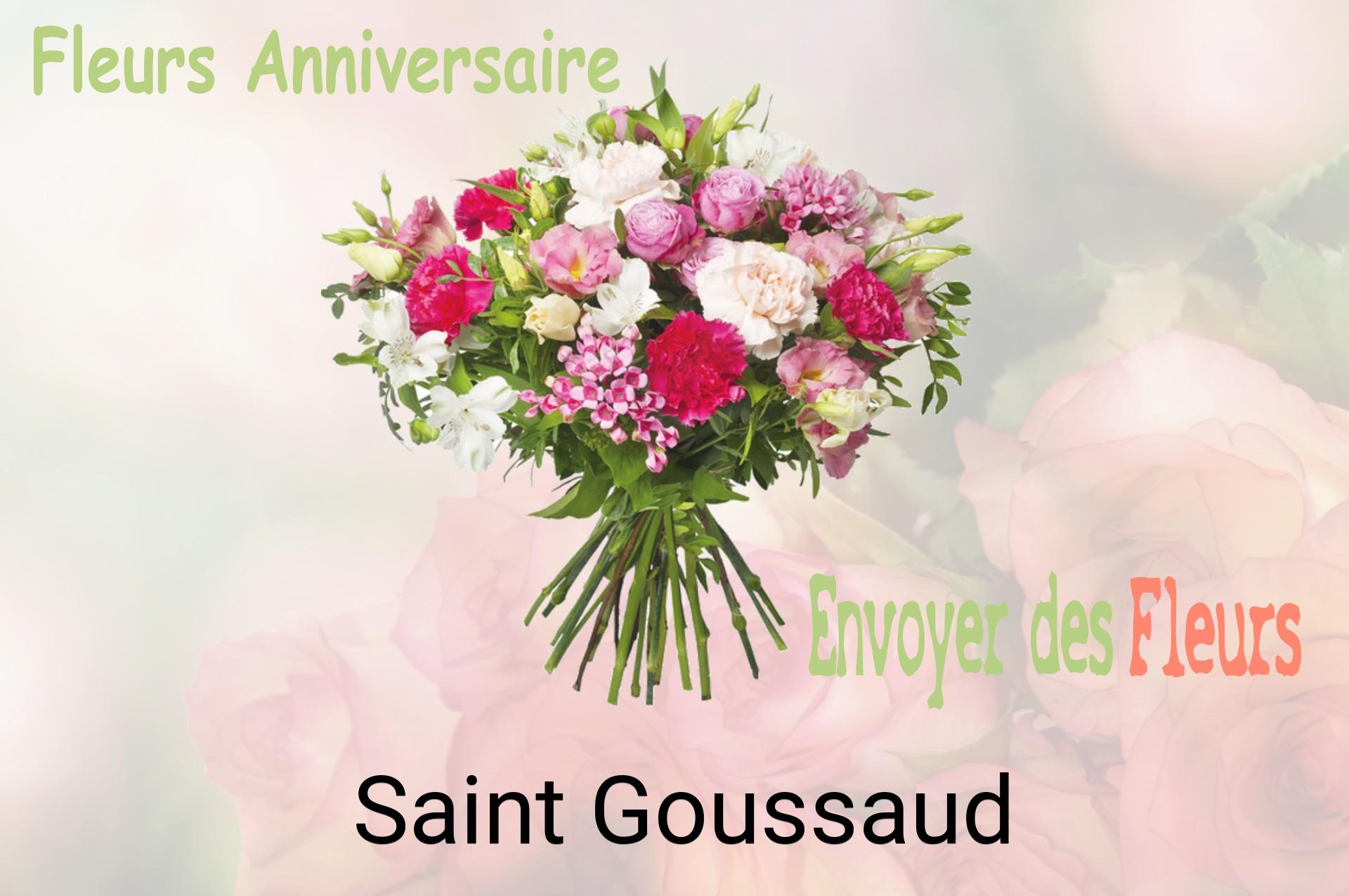 Bouquet de fleurs d’anniversaire livré à Saint-Goussaud