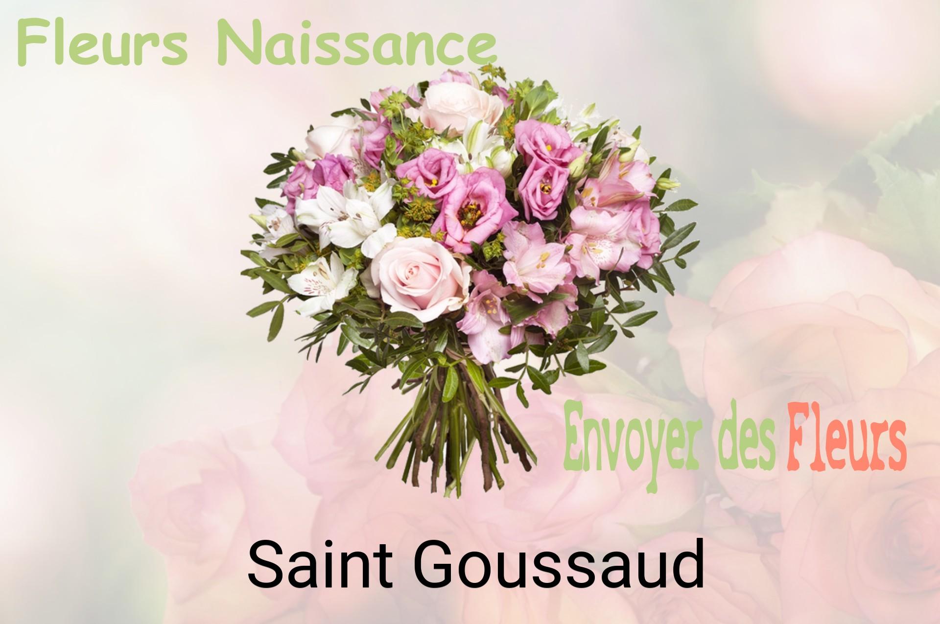 Bouquet de fleurs de naissance livré à Saint-Goussaud