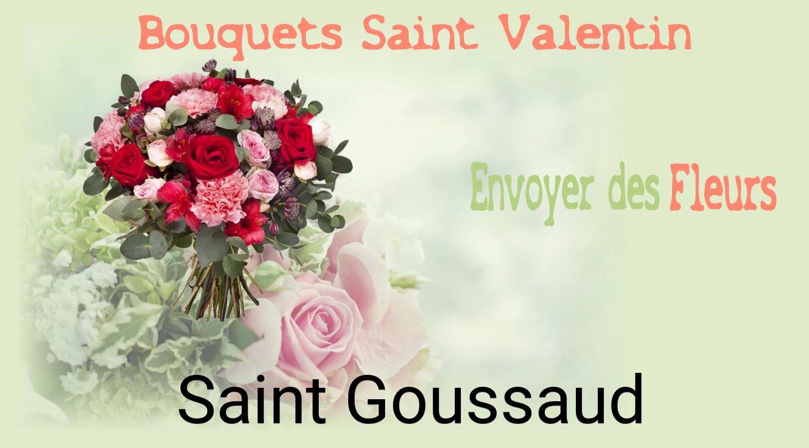 Roses de Saint-Valentin livrées à Saint-Goussaud